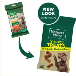 Natures Menu Meaty Treats Lamb Chicken Pork