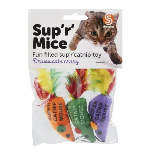 Sharples Sup R Mice Cat Toy