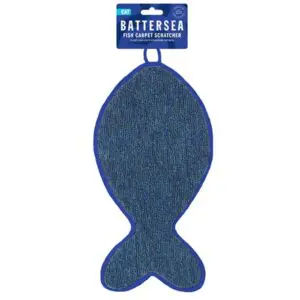 Battersea Fish Shaped Cat Scratcher is ideal for maintaining a tidy and organized living space while offering your cat endless entertainment