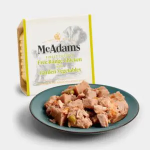McAdams wet Chicken and garden vegetables 150g