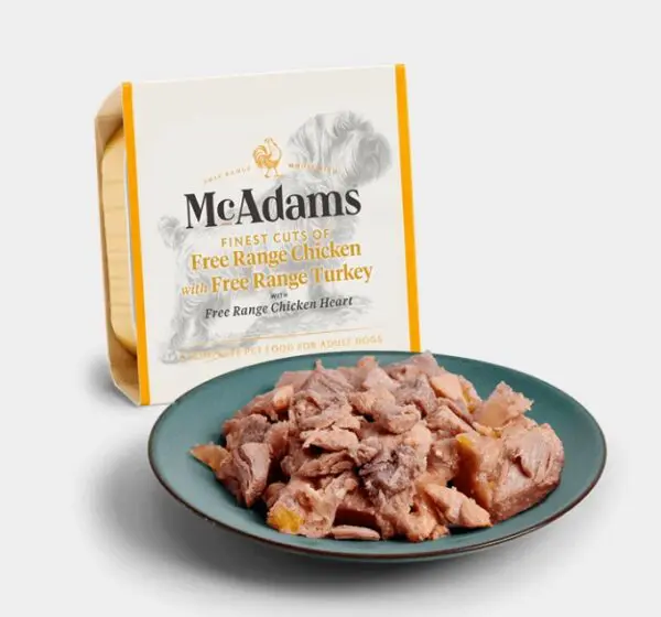 Mc Adams Free Range Chicken with Turkey & Heart 150g