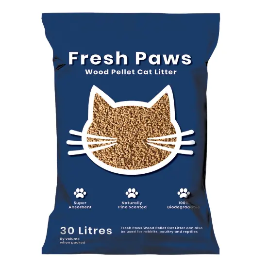 Fresh Paws Wood Pellet 30 lt Fresh Paws Wood Pellet 30 litre