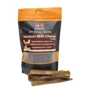 K9 Instinct Venison Skin Chew 200g