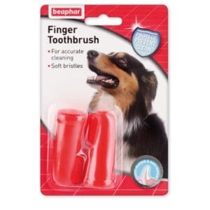 Beaphar finger toothbrush two pack