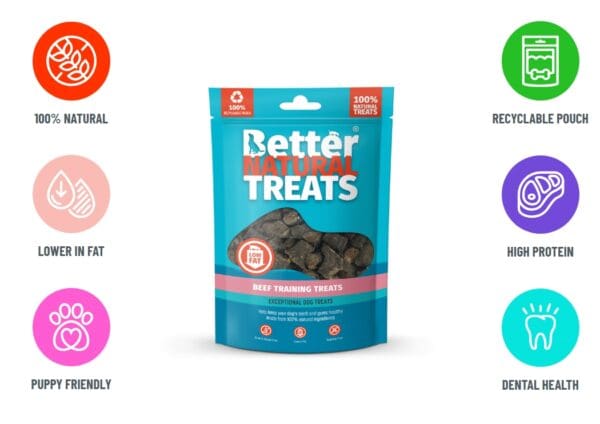 better natural treats Beef Training TReats