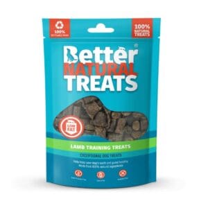 Better natural treats lamb training treats 90g