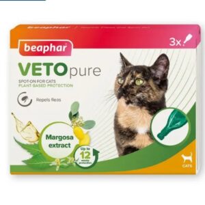 beaphar Vetopure cat flea treatment, spot on