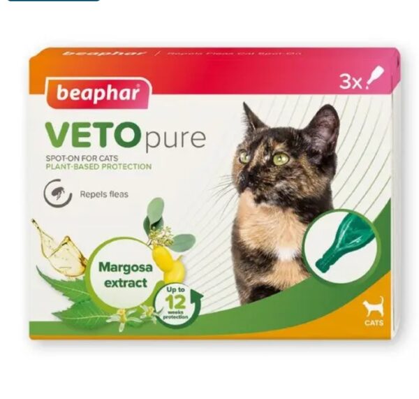 beaphar Vetopure cat flea treatment, spot on