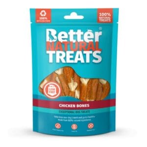 better natural treats Chicken wrapped calcium bone 90g