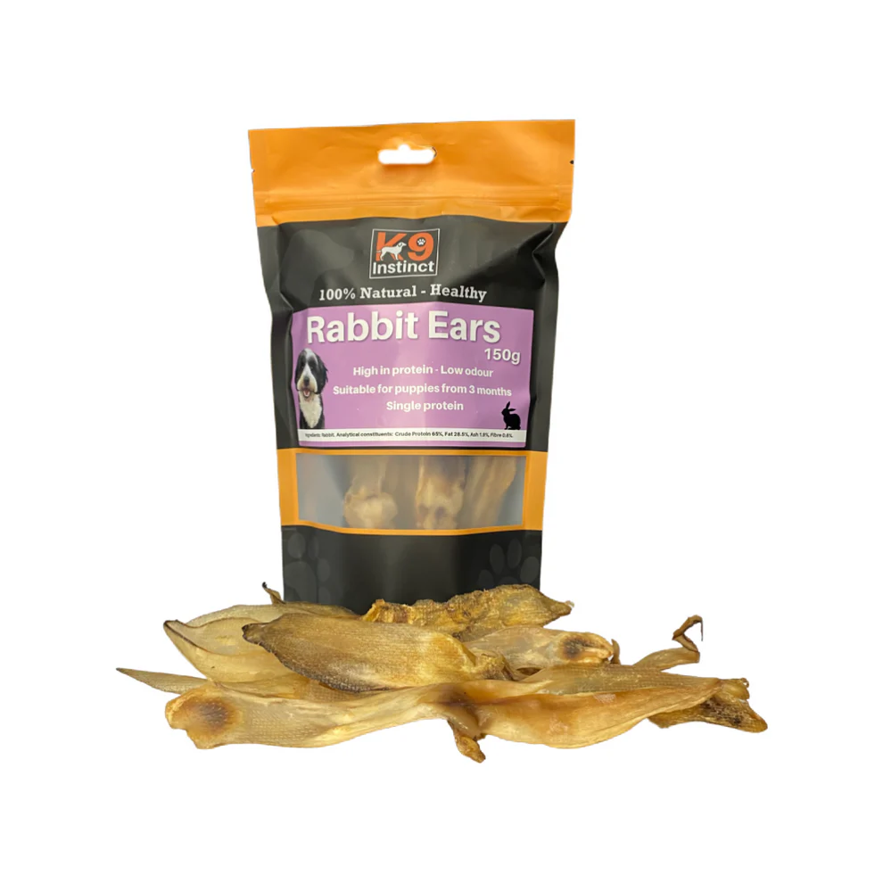K9 Instinct Rabbit Ears 150g K9 Instinct Rabbit Ears 150g