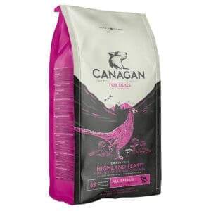 Canagan Highland Feast Dog Food. Premium dog food