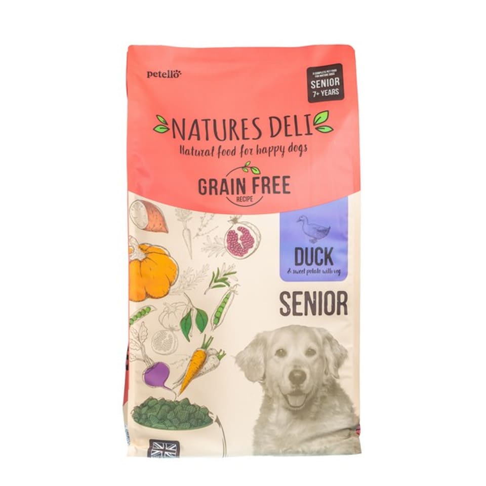 Natures Deli Senior Grain Free Duck & Sweet Potato dry dog food