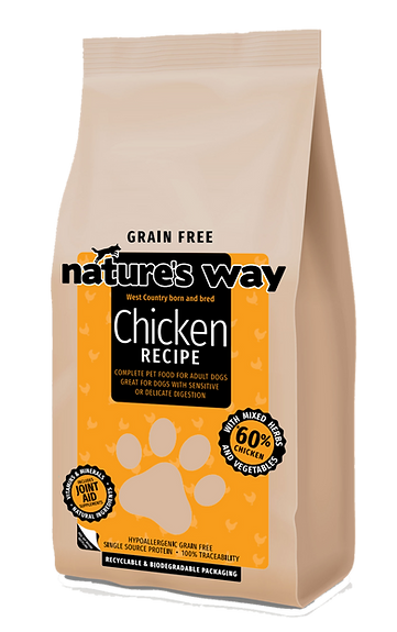 Natures Way GRAIN FREE Chicken Recipe best selling dry dog food