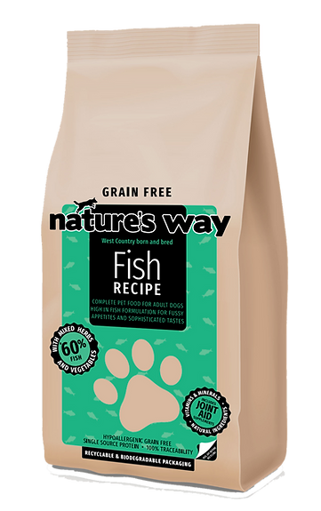 Natures Way GRAIN FREE Fish Recipe best selling dry dog food