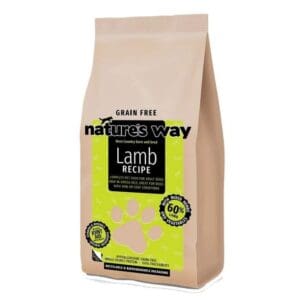 Natures Way GRAIN FREE Lamb Recipe.best seller dry dog food