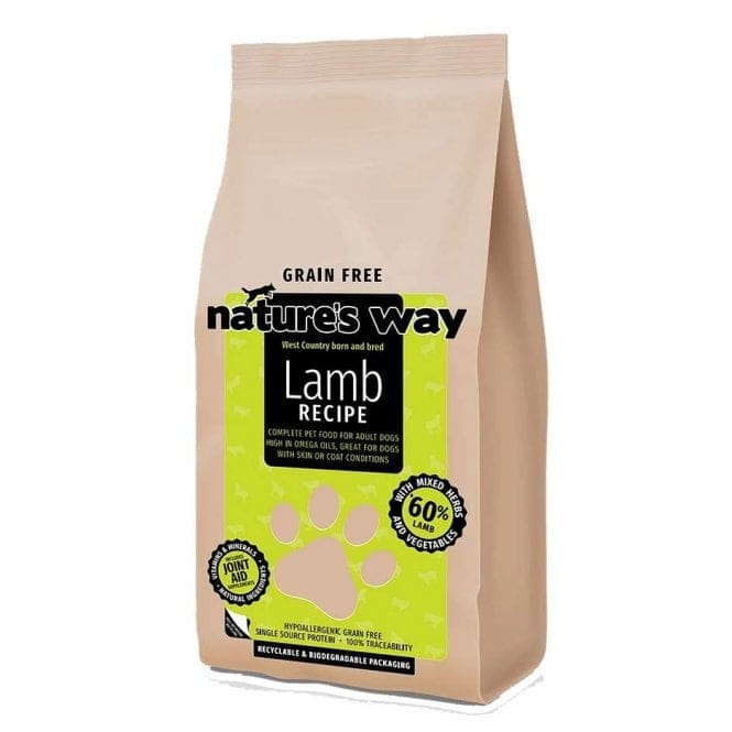 Natures Way GRAIN FREE Lamb Recipe.best seller dry dog food