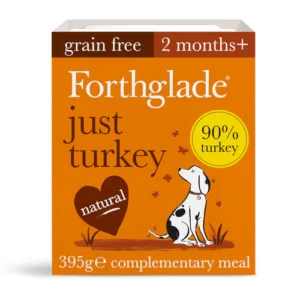 Forthglade Just Turkey Wet Dog Food.