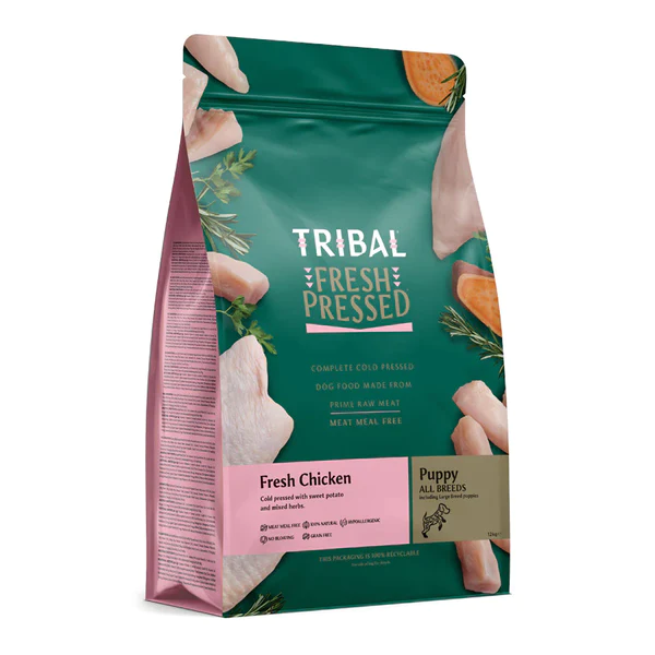 Tribal Cold Pressed Puppy Chicken cold pressed food