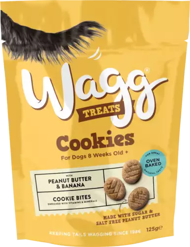 Wagg Treats Cookies With Peanut Butter & Banana