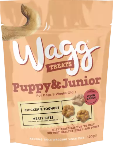Wagg Puppy & Junior Treats With Chicken & Yoghurt