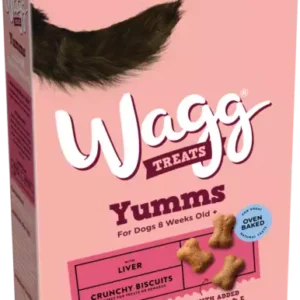 Wagg Yumms Crunchy Biscuit With Liver 