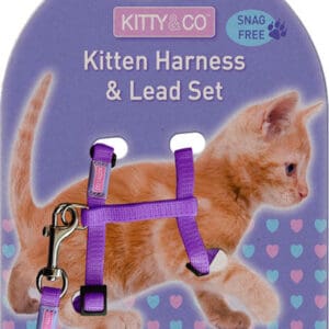 Hemm & Boo Snag Free Kitten Harness & Lead Set