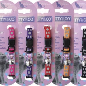Hemm & Boo Polka Dot Cat Collar