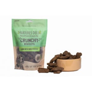 Natures Deli Crunchy Biscuit Lamb With Sweet Potato.dog treat