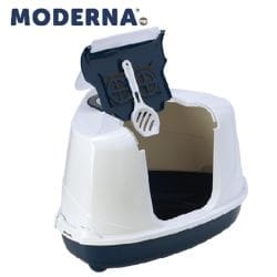 Moderna Corner Hooded Flip Loo