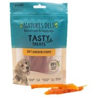 Natures Deli Soft Chicken Strips.