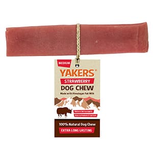 Yakers Strawberry Yak Dog Chew
