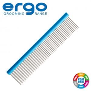 Ergo Medium Aluminium Dog Comb