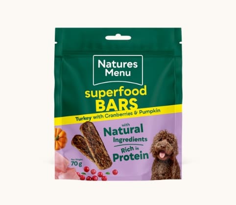 Country hunter Turkey and cranberry super food bars new packaging