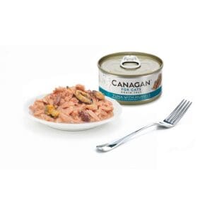Canagan Tuna With Mussels Wet Cat Food.