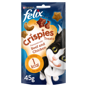 FELIX Crispies Beef and Chicken Cat Treats 
