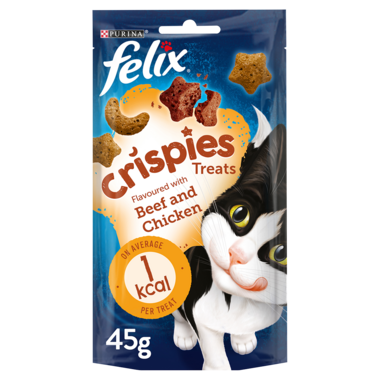 FELIX Crispies Beef and Chicken Cat Treats