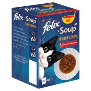 FELIX Soup Tender Strips Farm Selection Wet Cat Food