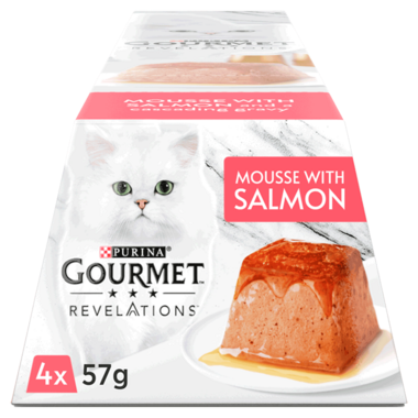 GOURMET® Revelations Mousse with Salmon Wet Cat Food