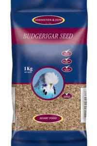 Johnston& Jeff Budgerigar Seed blend is specifically formulated for budgies. It is a high protein blend that is used by many top show winners and budgie breeders as the base for their feeding regimes.