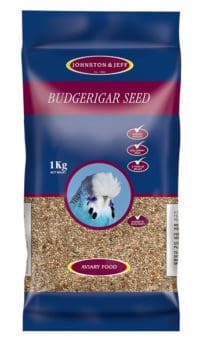 Johnston& Jeff Budgerigar Seed blend is specifically formulated for budgies. It is a high protein blend that is used by many top show winners and budgie breeders as the base for their feeding regimes.
