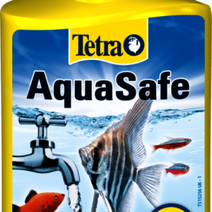 Tetra AquaSafe makes tap water safe for fish and reliably protects fish and plants against harmful substances contained in the water.