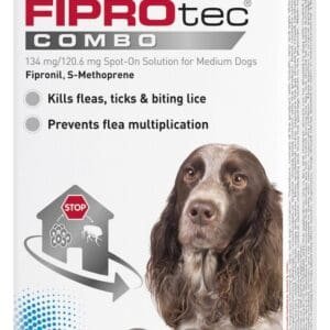 Beaphar FIPROtec COMBO Flea & Tick Spot-On for Dogs (10-20kg)