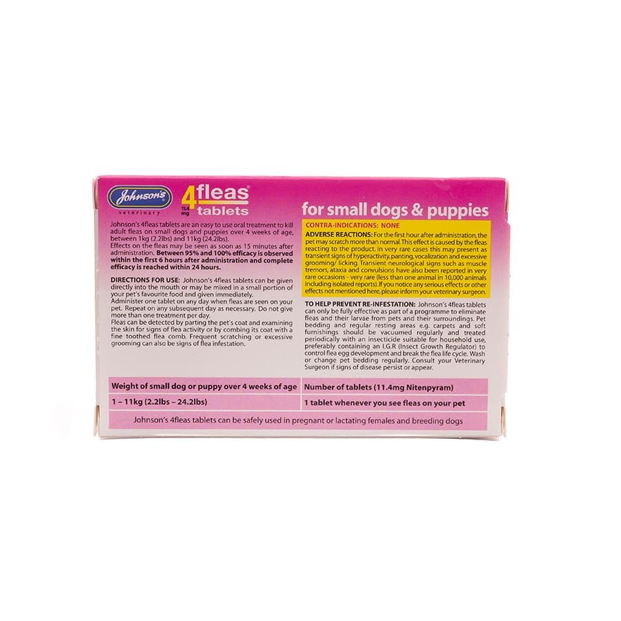 Johnson 4 fleas Dogs tablets