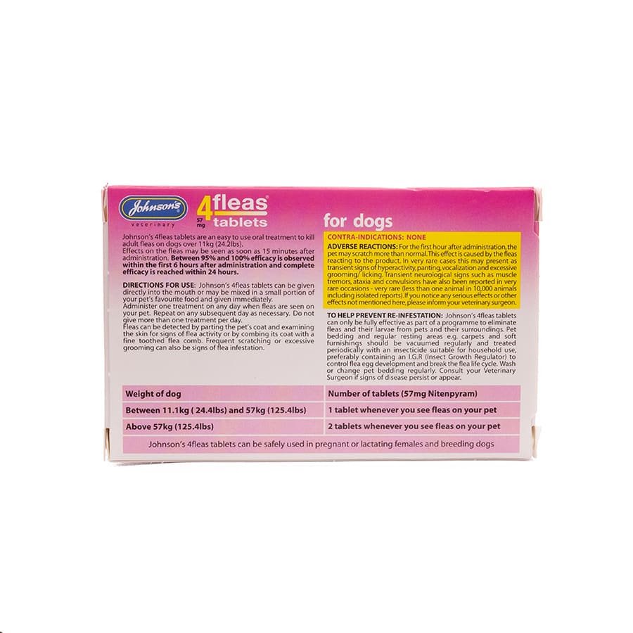 Johnson 4 fleas Dogs tablets