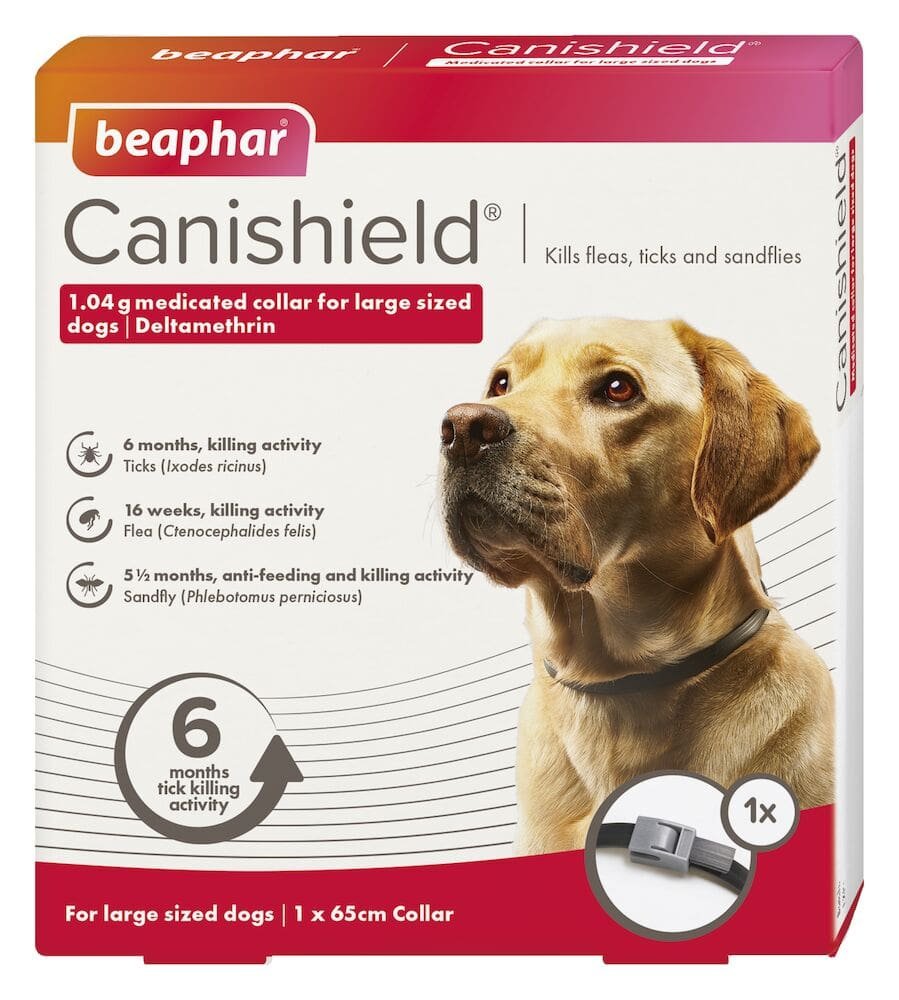 Beaphar Canishield® Flea & Tick Collar for Large Dogs