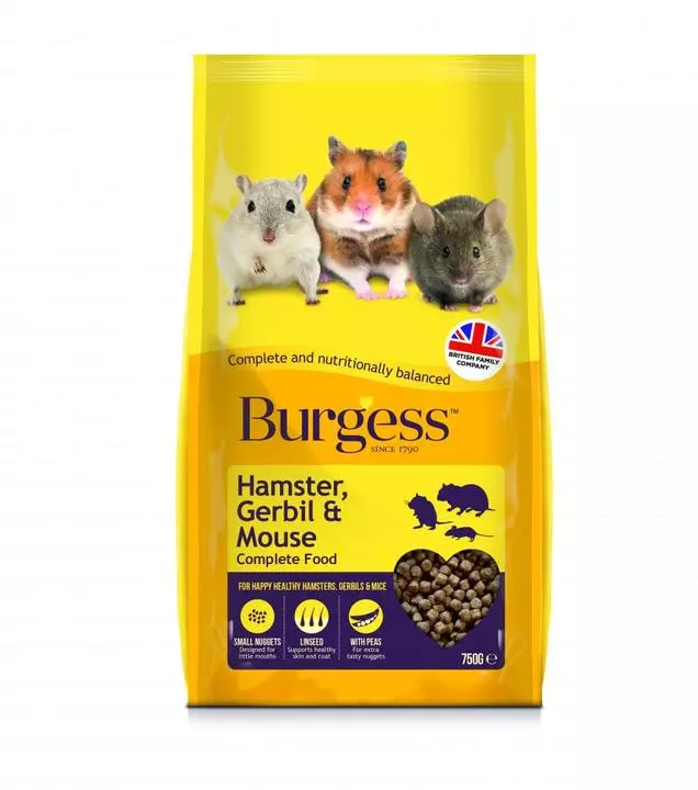 Burgess Hamster, Gerbil, Mouse Nuggets