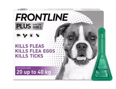 Frontline plus large dog