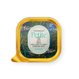 Canagan Petite Cod with Herring Pate gold tin for small or dog dogs