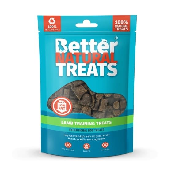 Better natural treats lamb training treats 90g