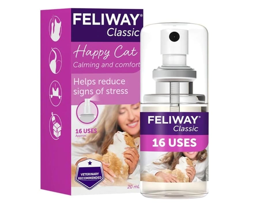 Feliway calming cat spray